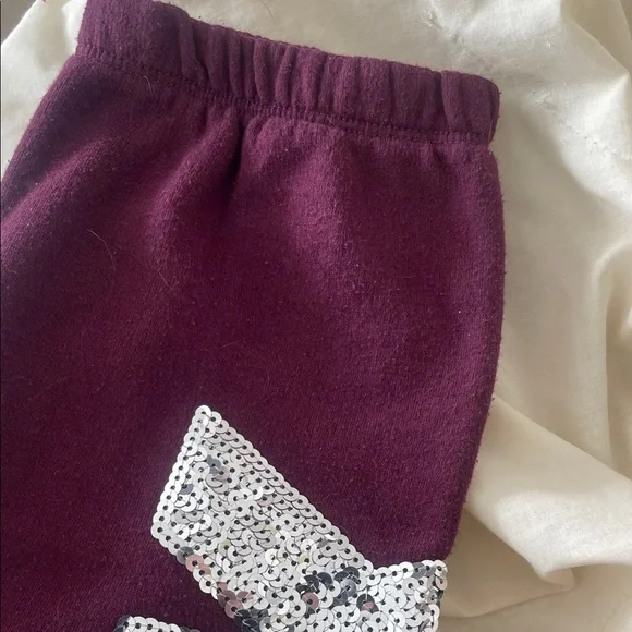 Pink Maroon Hoodie & Sweatpants Set - 'Love Pink’ With Sequence & Logo, Small/Xs - Picture 11 of 14